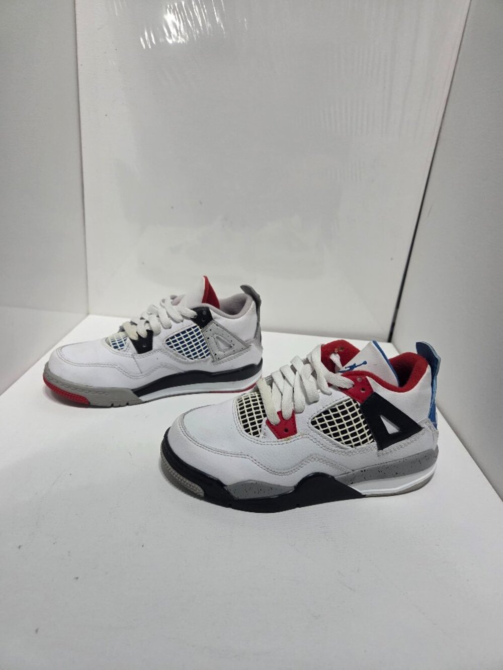 kids size 12C Nike Air Jordan 4 Retro "What The" Sneakers